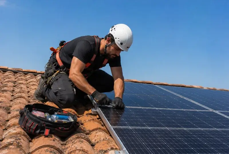 Maintenance et monitoring de panneaux solaires à Marans