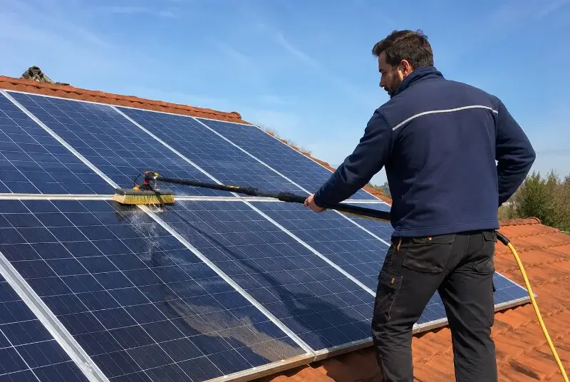 Nettoyage et entretien de panneaux solaires à Marans